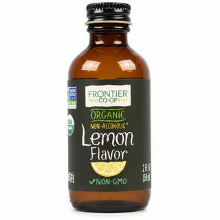 Frontier Natural Products Organic Lemon Flavour Non-Alcoholic 59ml - superfoodsnz-jane
