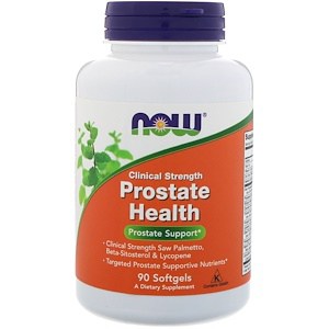Prostate Health, 90 Softgels, Clinical Strength, Now Foods - superfoodsnz-jane