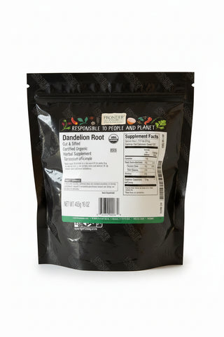 Dandelion Root, Organic, 1 lb 453 g Frontier Naturals - superfoodsnz-jane
