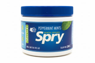 Mints, Power Peppermints, Sugar Free, 240 pieces, Spry Xclear