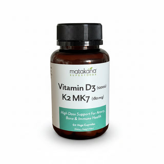 Vitamin D3, K2 MK7 Capsules, Matakana Superfoods