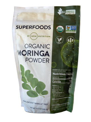 Moringa Powder, Organic, 240 g, MRM - superfoodsnz-jane