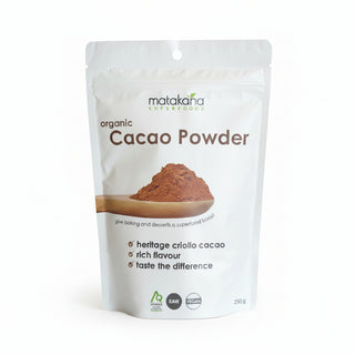 Organic Cacao Powder, 250 grams, Matakana Superfoods