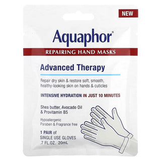 Repairing Hand Masks, 1 Pair, .7 fl oz (20 ml), Aquaphor - superfoodsnz-jane