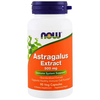 Astragalus Extract, 500 mg, 90 Veg Capsules, Now Foods - superfoodsnz-jane