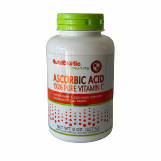 Ascorbic Acid, Pure Vitamin C Crystalline Powder, NutriBiotic, Immunity - superfoodsnz-jane