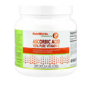 Ascorbic Acid, Vitamin C, Crystalline Powder, Nutribiotic, Immunity - superfoodsnz-jane
