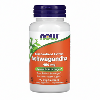 Ashwagandha, Withania, 450 mg, 90 Veggie Caps, Now Foods - superfoodsnz-jane
