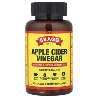 Apple Cider Vinegar, 90 Capsules, Bragg - superfoodsnz-jane