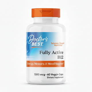 B12, Fully Active B12, 1500 mcg, 60 vege caps, Doctor's Best - superfoodsnz-jane