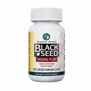 Black Seed, Original Plain, 100 Capsules, Amazing Herbs - superfoodsnz-jane