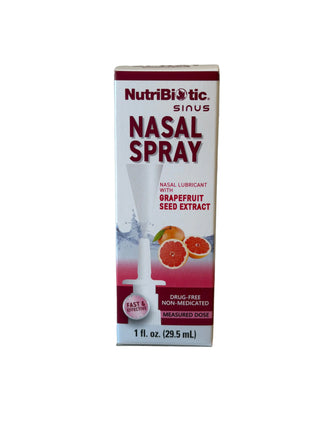Nasal Spray, with Grapefruit Seed Extract, 1 fl oz 29.5 ml, NutriBiotic - superfoodsnz-jane