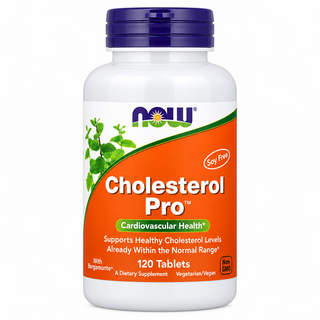 NOW Foods Cholesterol Pro, 120 tablets, front of bottle