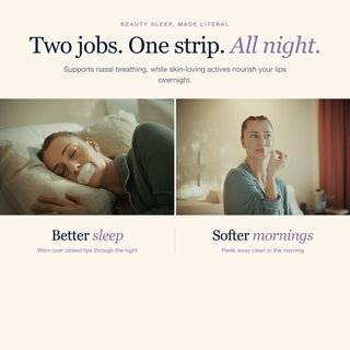 Collagen-Infused Mouth Tape, 30 Strips, Betta Sleep