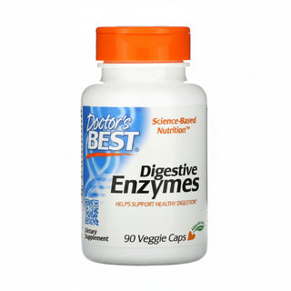 Digestive Enzymes, 90 Veggie Caps, Doctor's Best - superfoodsnz-jane