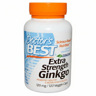 Ginkgo, Extra Strength, 120 mg, 120 Veggie Caps, Doctor's Best - superfoodsnz-jane