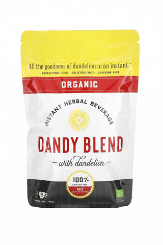 Dandy Blend, Instant Herbal Beverage with Dandelion, Caffeine Free, Organic, 100 g - superfoodsnz-jane