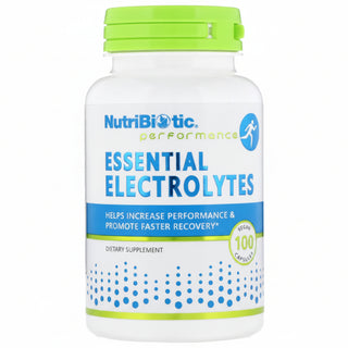 Essential Electrolytes, 100 Vegan Capsules, NutriBiotic - superfoodsnz-jane