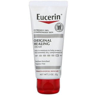Original Healing, Creme for Extremely Dry Compromised Skin, Fragrance Free, 2 oz (57 g), Eucerin - superfoodsnz-jane