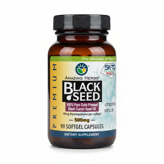Black Seed Oil, 500 mg, 90 Softgel Capsules, Amazing Herbs