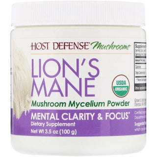 Fungi Perfecti Lion's Mane Mushroom Mycelium Powder 100g - superfoodsnz-jane