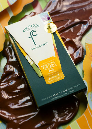 Foundry Chocolate – Kilombero Valley, Tanzania, 70% Dark Chocolate, 70g