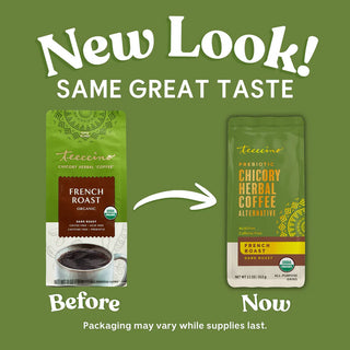 Teeccino Organic French Roast, Grind, 11oz, 312g