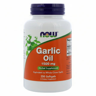 Garlic Oil, 1500 mg, 250 Softgels, Now Foods - superfoodsnz-jane
