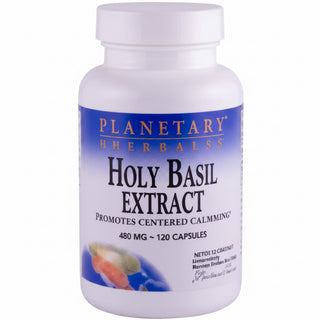Holy Basil Extract, Tulsi, 450 mg, 120 Capsules, Planetary Herbals - superfoodsnz-jane