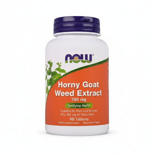 Horny Goat Weed Extract, 750 mg, 90 Tablets, Now Foods - superfoodsnz-jane