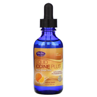 Life-flo Iodine Plus Liquid Natural Orange 59ml | 150mcg Iodine & Potassium Iodide - superfoodsnz-jane