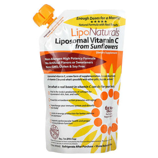 Lipo Naturals Liposomal Vitamin C from Sunflowers 443ml | 30 Servings - superfoodsnz-jane