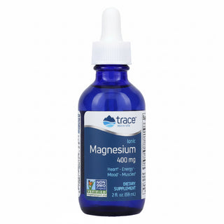 Trace Minerals Ionic Magnesium 400mg Liquid 59ml | Concentrated Seawater - superfoodsnz-jane
