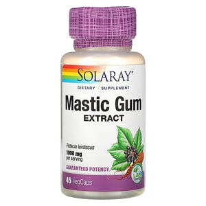Mastic Gum Extract, 500 mg, 45 VegCaps, Solaray - superfoodsnz-jane