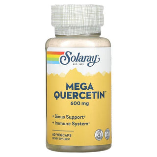 Mega Quercetin, 600 mg, 60 VegCaps, Solaray - superfoodsnz-jane
