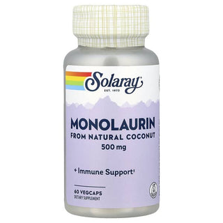 Monolaurin, 500 mg, 60 VegCaps, Solaray - superfoodsnz-jane