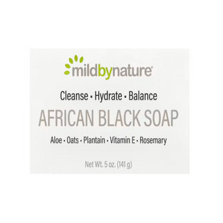 African Black Bar Soap, 5 oz (141 g), Mild By Nature - superfoodsnz-jane
