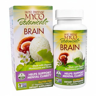 Brain, MycoBotanicals, 60 Veggie Caps, Fungi Perfecti - superfoodsnz-jane