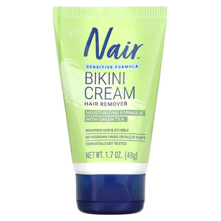 Nair Bikini Hair Removal Cream Sensitive Formula 48g (1.7 oz) | Green Tea & Sunflower Oil - superfoodsnz-jane