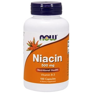Niacin, 500 mg, Capsules - Now Foods - superfoodsnz-jane
