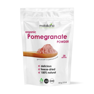 Organic Pomegranate Powder 100g, Matakana Health