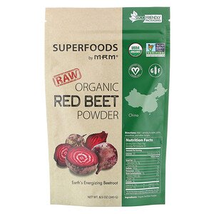 Red Beet Powder, Raw Organic, 8.5 oz (240 g), MRM - superfoodsnz-jane