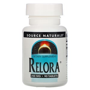 Relora, 250 mg, 90 Tablets, Source Naturals - superfoodsnz-jane