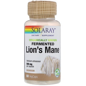 Lion's Mane, 500 mg, 60 VegCaps, Solaray