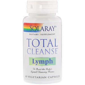 Total Cleanse Lymph, 60 Vegetarian Capsules, Solaray - superfoodsnz-jane