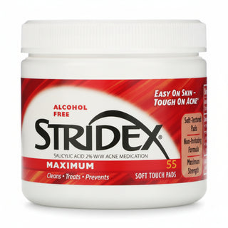 Acne Control, Single-Step, Maximum, Alcohol Free, Soft Touch Pads, Stridex - superfoodsnz-jane