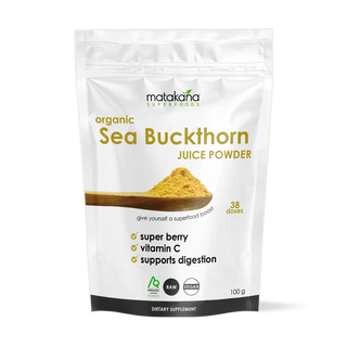 Sea Buckthorn Juice Powder, 100 grams, Matakana Superfoods