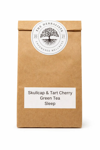Skullcap & Tart Cherry Green Tea, 90 grams