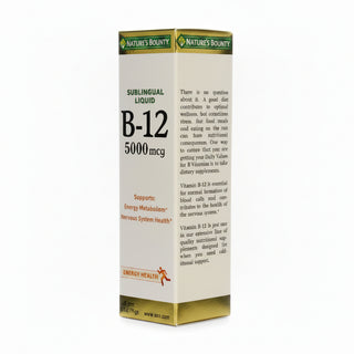 B12, Sublingual Liquid, 5,000 mcg, 59 ml, Nature's Bounty - superfoodsnz-jane