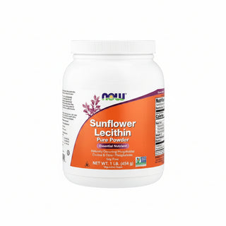 Sunflower Lecithin, Pure Powder, 1 LB 454 g, Now Foods - superfoodsnz-jane